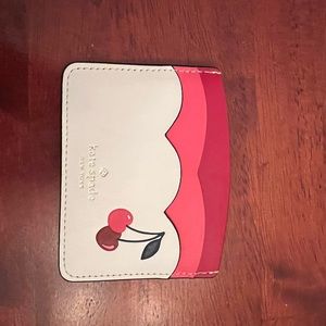 Super cute Kate Spade cherry card holder!
